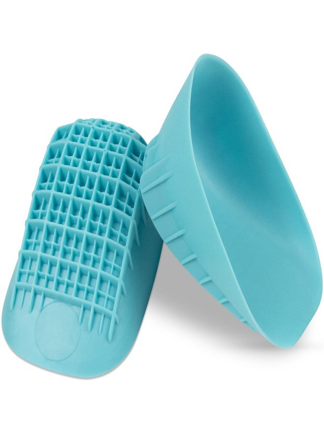 VIVEsole Heavy Duty Heel Cups for Heel Pain Relief & Support - Gel Cushion Shoe Inserts for Severs Disease & Plantar Fasciitis - Strong Honeycomb Pad for Women, Men, Kids - Fits Any Shoes - HSA/FSA Elegible - Image 1